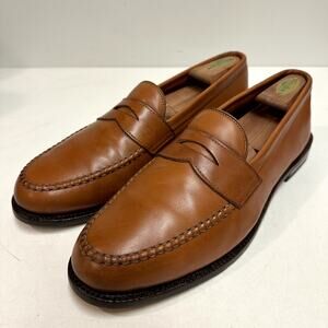 FULL RESOLE Alden 983 Leisure Handsewn Penny Loafer LHS (Burnished Tan Calf) 11